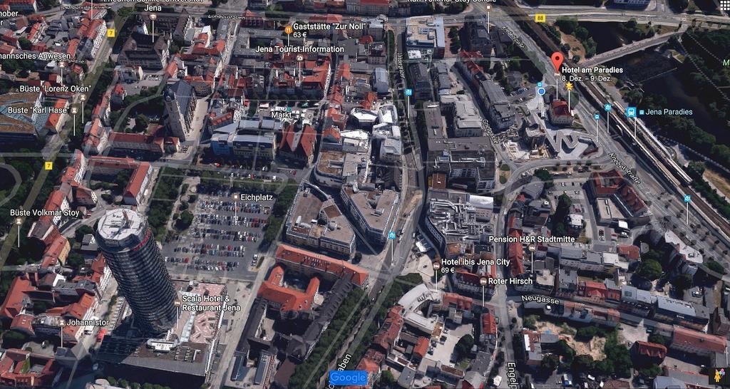 Cityhotel Jena Am Paradies Dış mekan fotoğraf